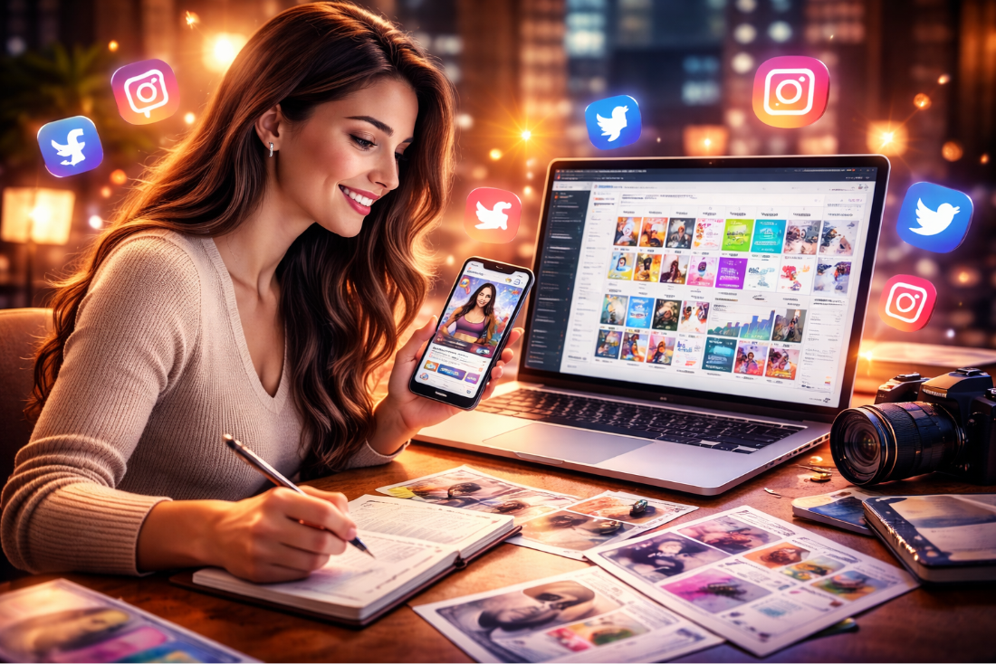 Sistema de contenido social, calendario y diseño estratégico para redes